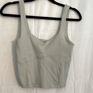 Abercrombie and fitch xs blue corset tank. Cropped.